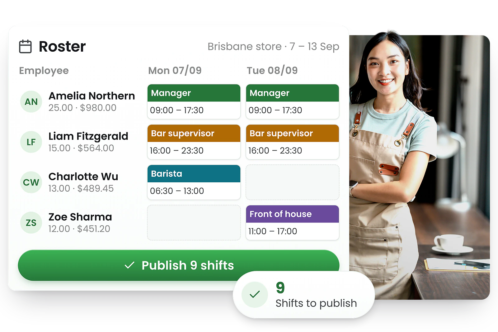 RosterElf Rostering - Create smart schedules in minutes