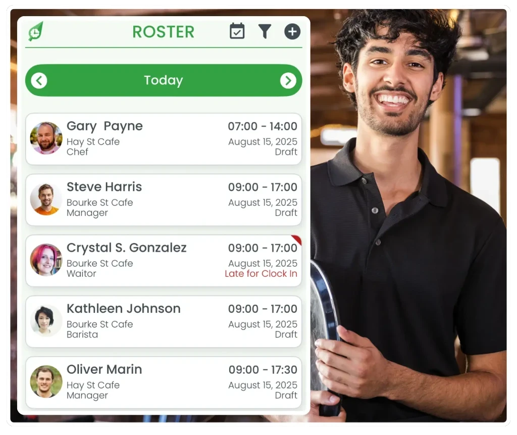 RosterElf Rostering - Create smart schedules in minutes
