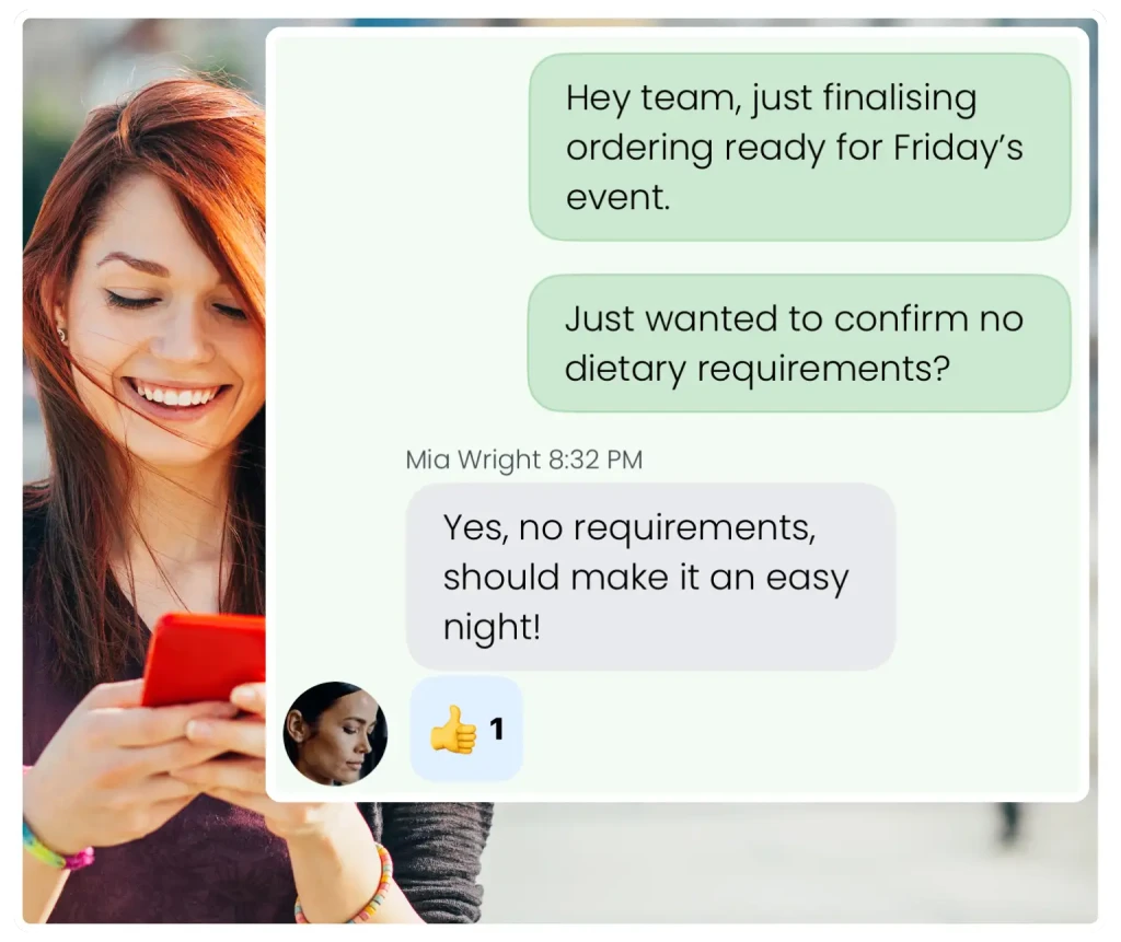 RosterElf Communication - In-app team messaging